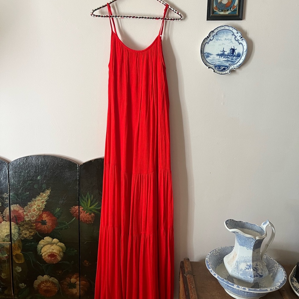 BB Dakota by Steve Madden Red Maxi Dress